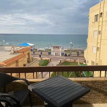 Maxeem Direct Sea View Apartment: Beachfront Luxury in Maamoura Alexandria Exterior photo